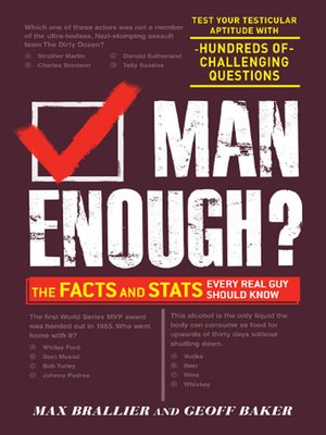 cover image of Man Enough?